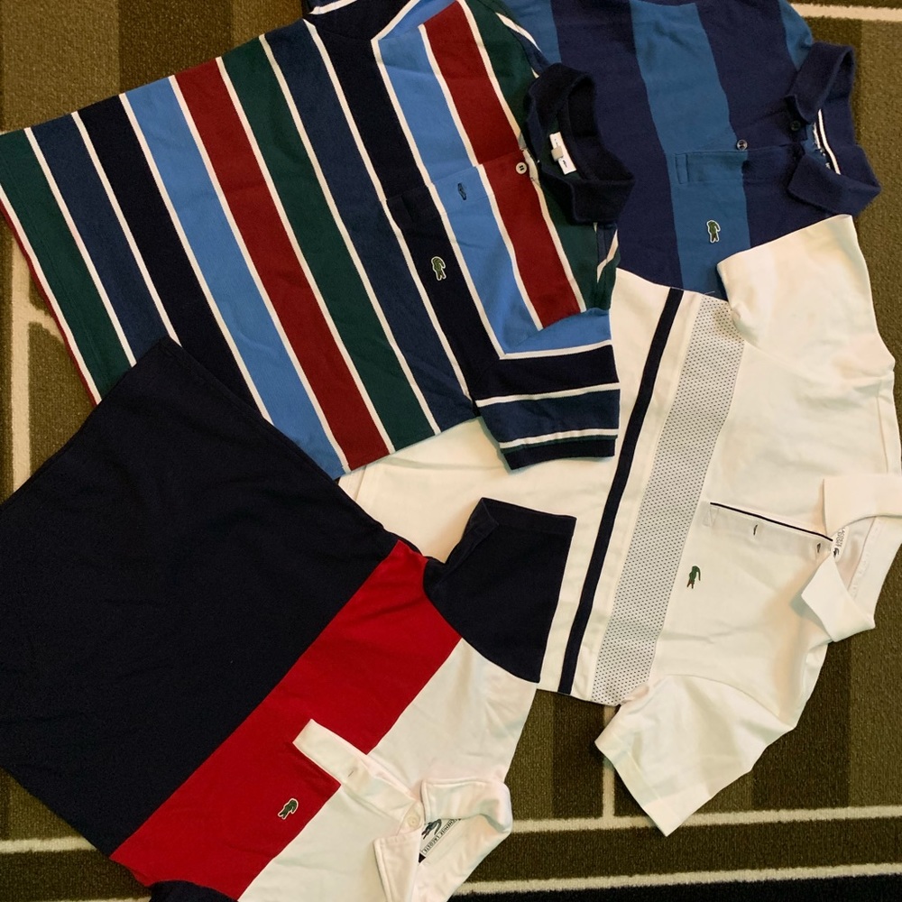 4 Lacoste Polo for boys . Size 12 Y. - Picture 2 of 4
